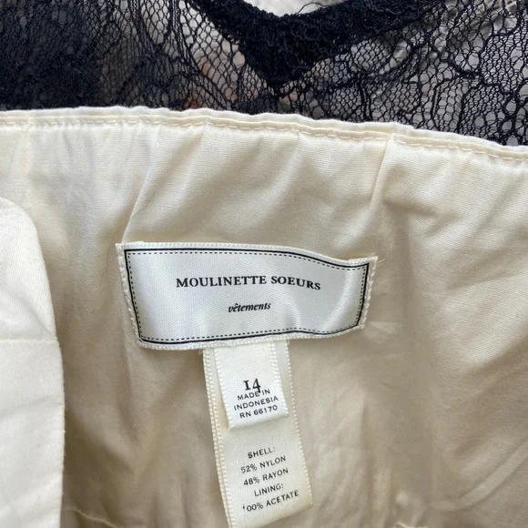 Moulinette Soeurs Black Lace Dress - Picture 5 of 5